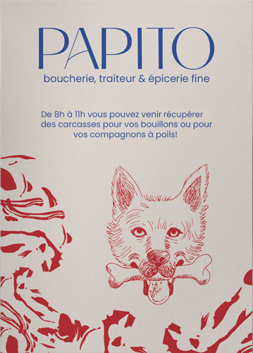 affiche recyclée papito
